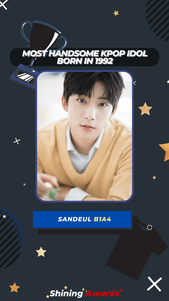 Sandeul B1A4 Most Handsome Kpop Idol Born In 1992