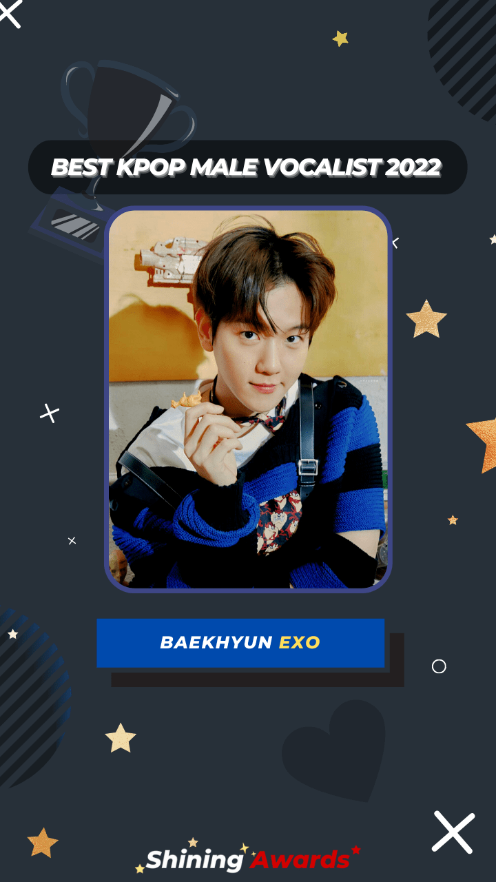 Baekhyun EXO Best Kpop Male Vocalist 2022