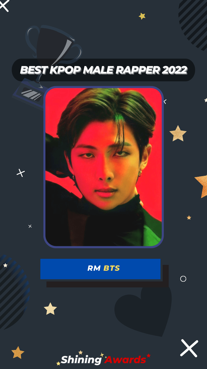 RM BTS Best Kpop Male Rapper 2022