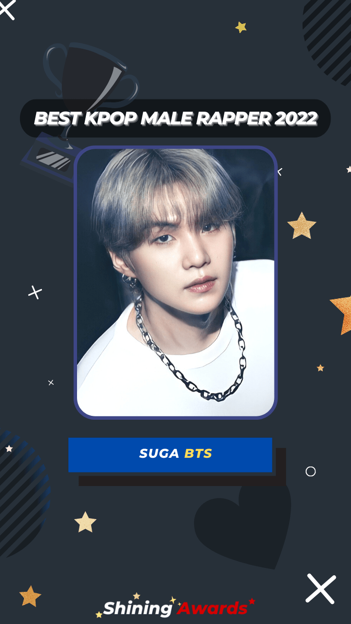 Suga BTS Best Kpop Male Rapper 2022