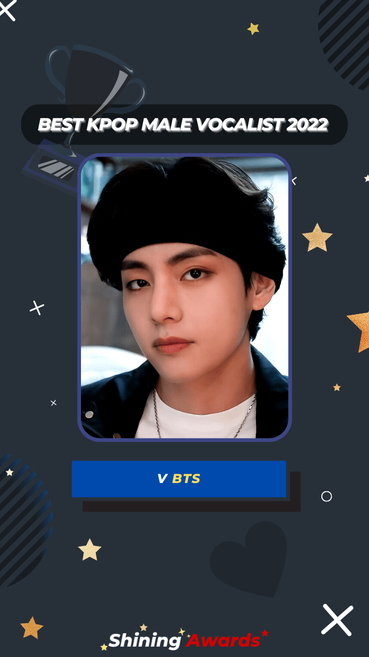 V BTS Best Kpop Male Vocalist 2022