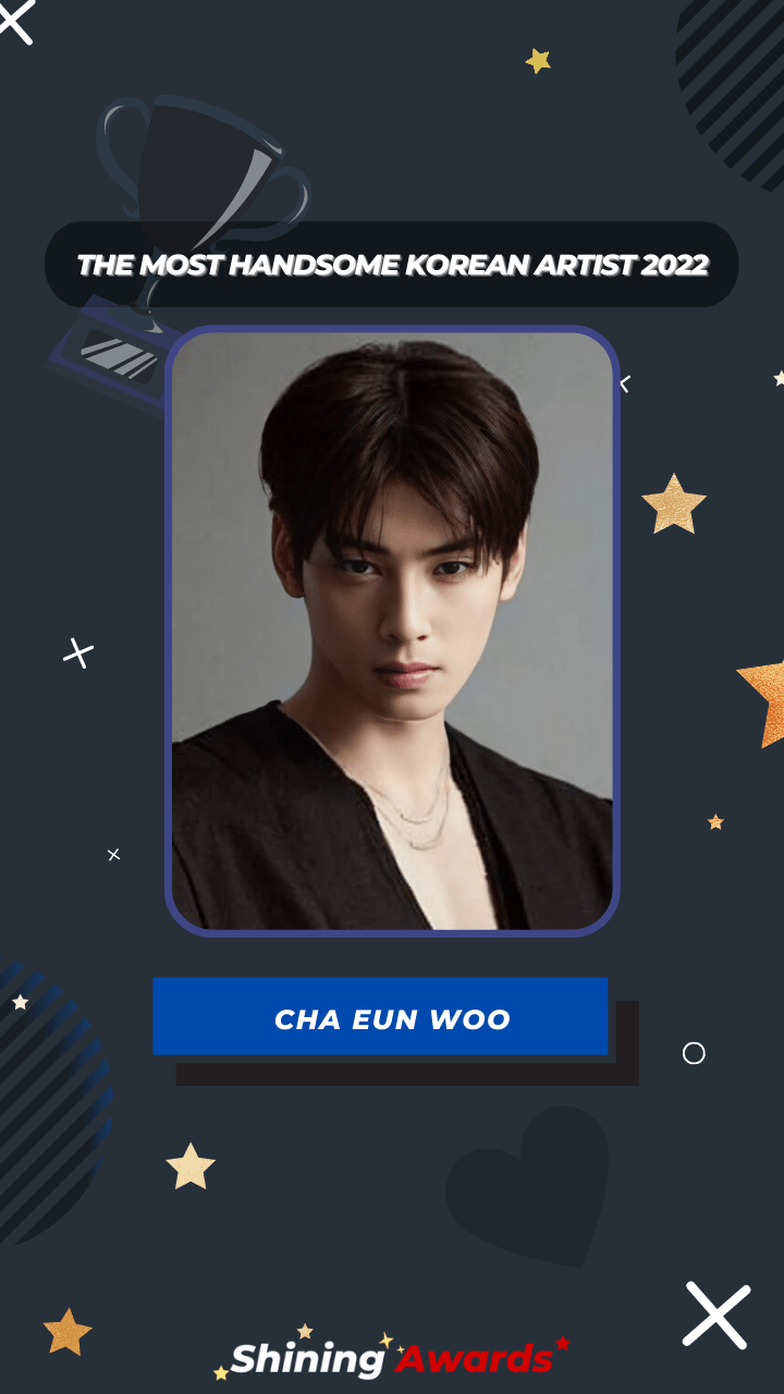 Cha Eun Woo The Most Handsome Korean Artist 2022