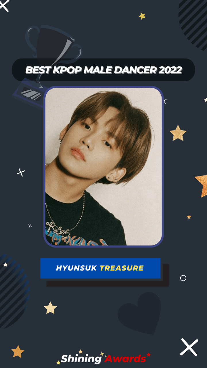 Hyunsuk TREASURE Best Kpop Male Dancer 2022