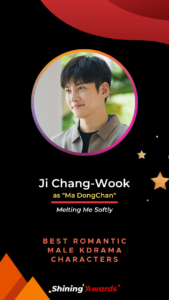 Ji Chang Wook Best Romantic Male KDrama Characters 2022 Shining Awards