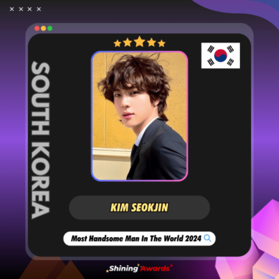 Kim Seokjin Most Handsome Man In The World 2024