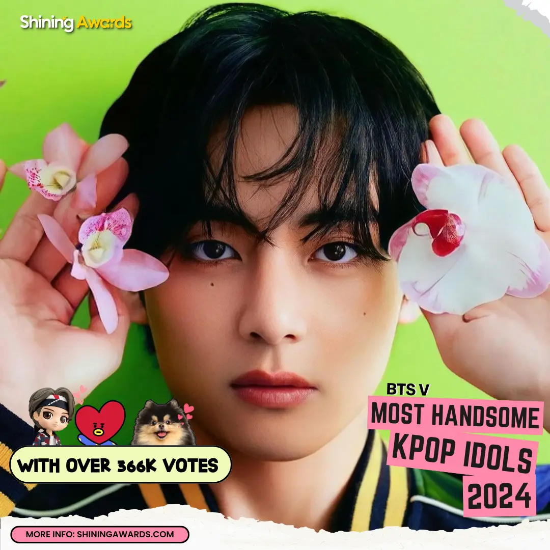 BTS V Most Handsome Kpop Idols 2024