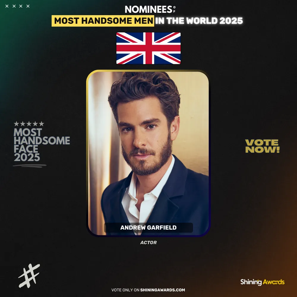 Andrew Garfield Most Handsome Men In The World 2025