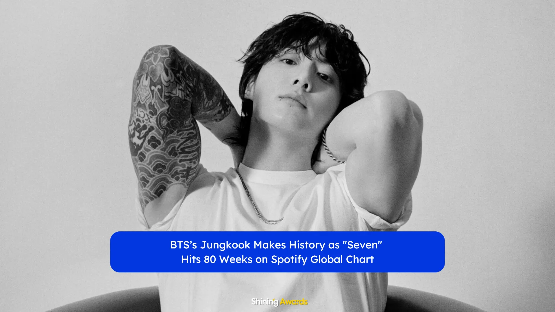 BTS’s Jungkook Makes History as Seven Hits 80 Weeks on Spotify Global Chart