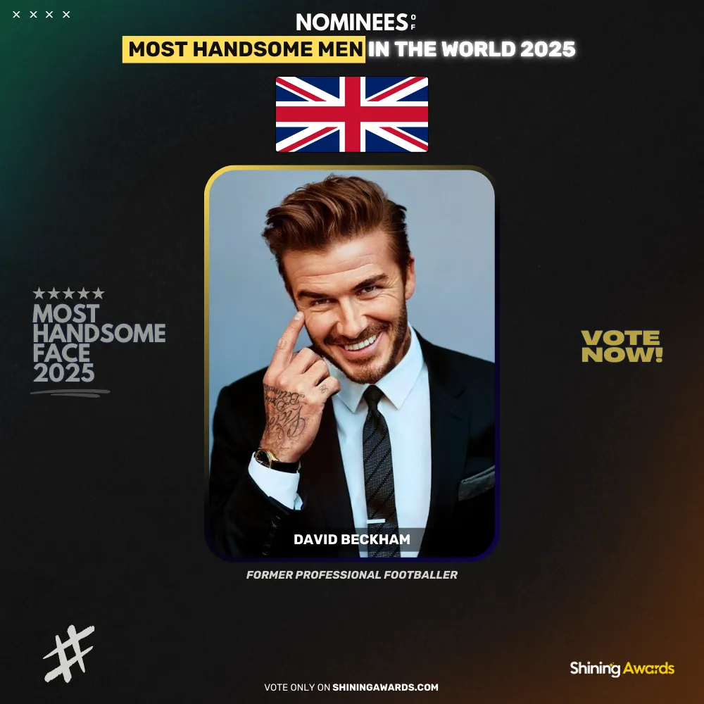 David Beckham Most Handsome Men In The World 2025