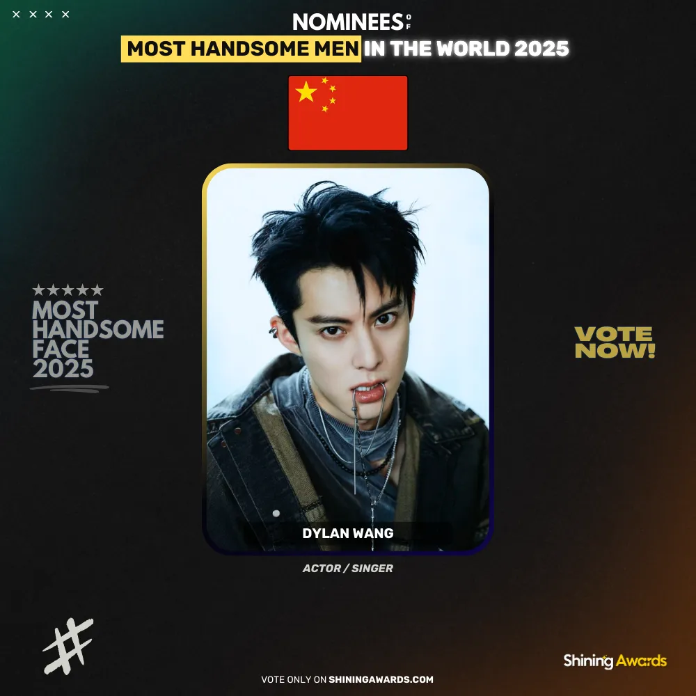 Dylan Wang Most Handsome Men In The World 2025