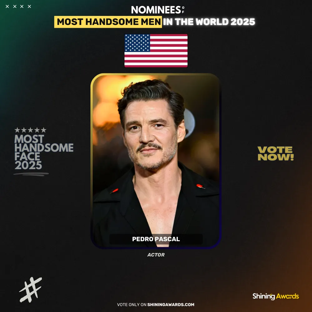 Pedro Pascal Most Handsome Men In The World 2025
