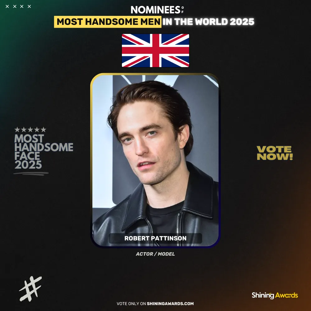 Robert Pattinson Most Handsome Men In The World 2025