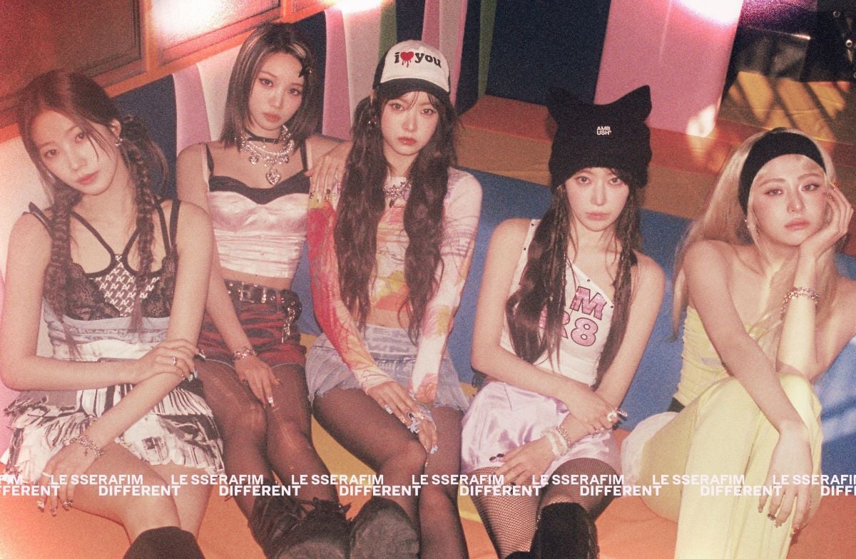 LE SSERAFIM brings out the nostalgic 2000s vibes in ‘DIFFERENT’ teaser photos