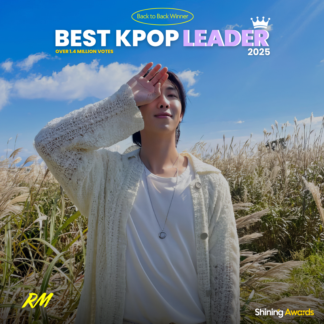 RM Winner of Best Kpop Leader 2025