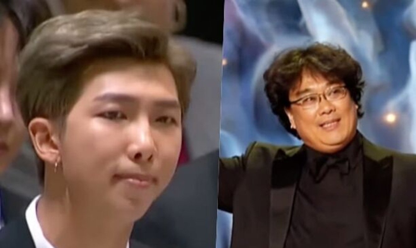 BTS and director Bong Joon Ho made a symbolic appearance during South Korea’s 21st presidential election broadcast
