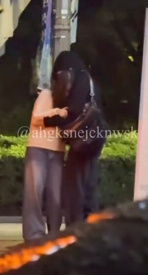 Hueningkai spotted with girl