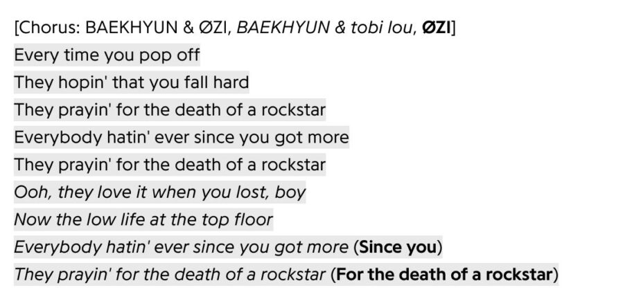 Baekhyun intense stage moment