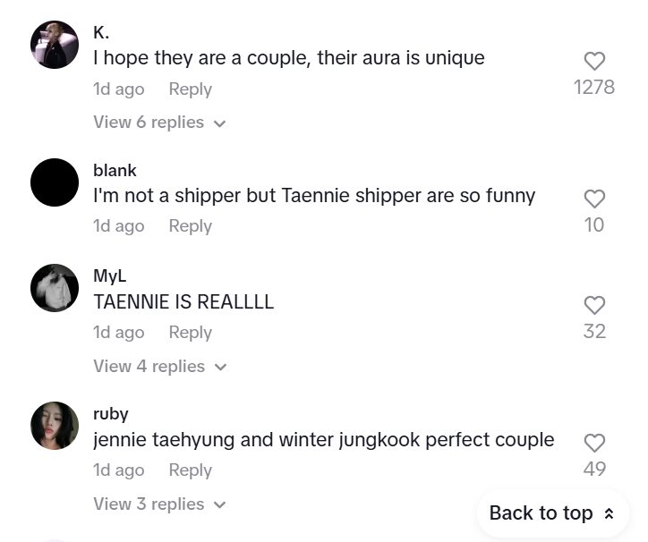 Fans hype the Taennie ship