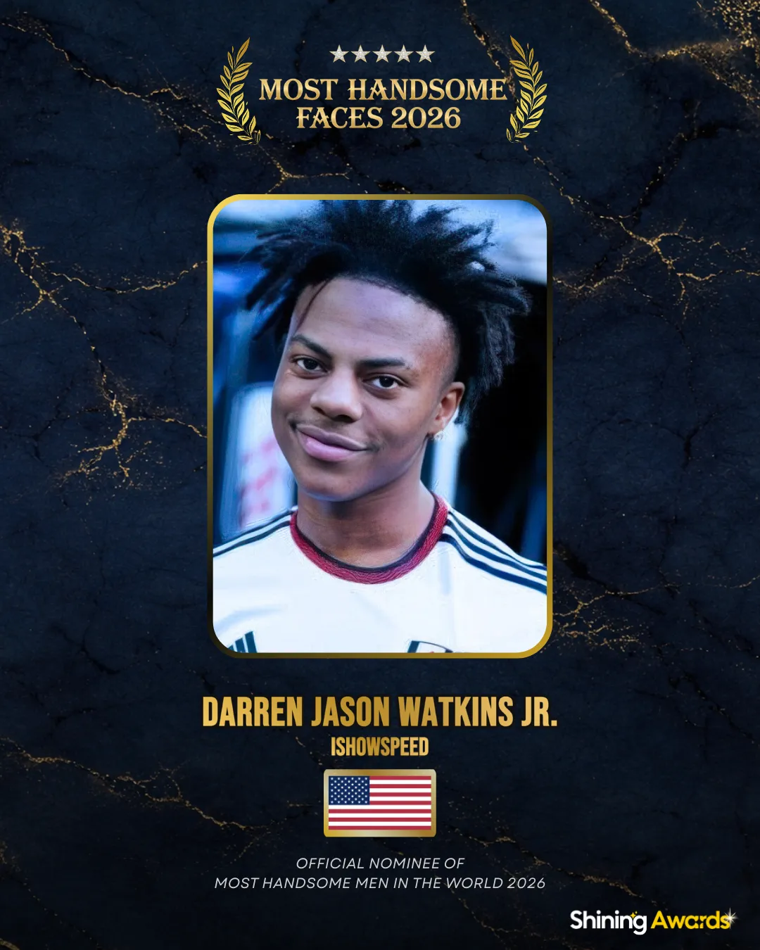 iShowSpeed Most Handsome Men In The World 2026