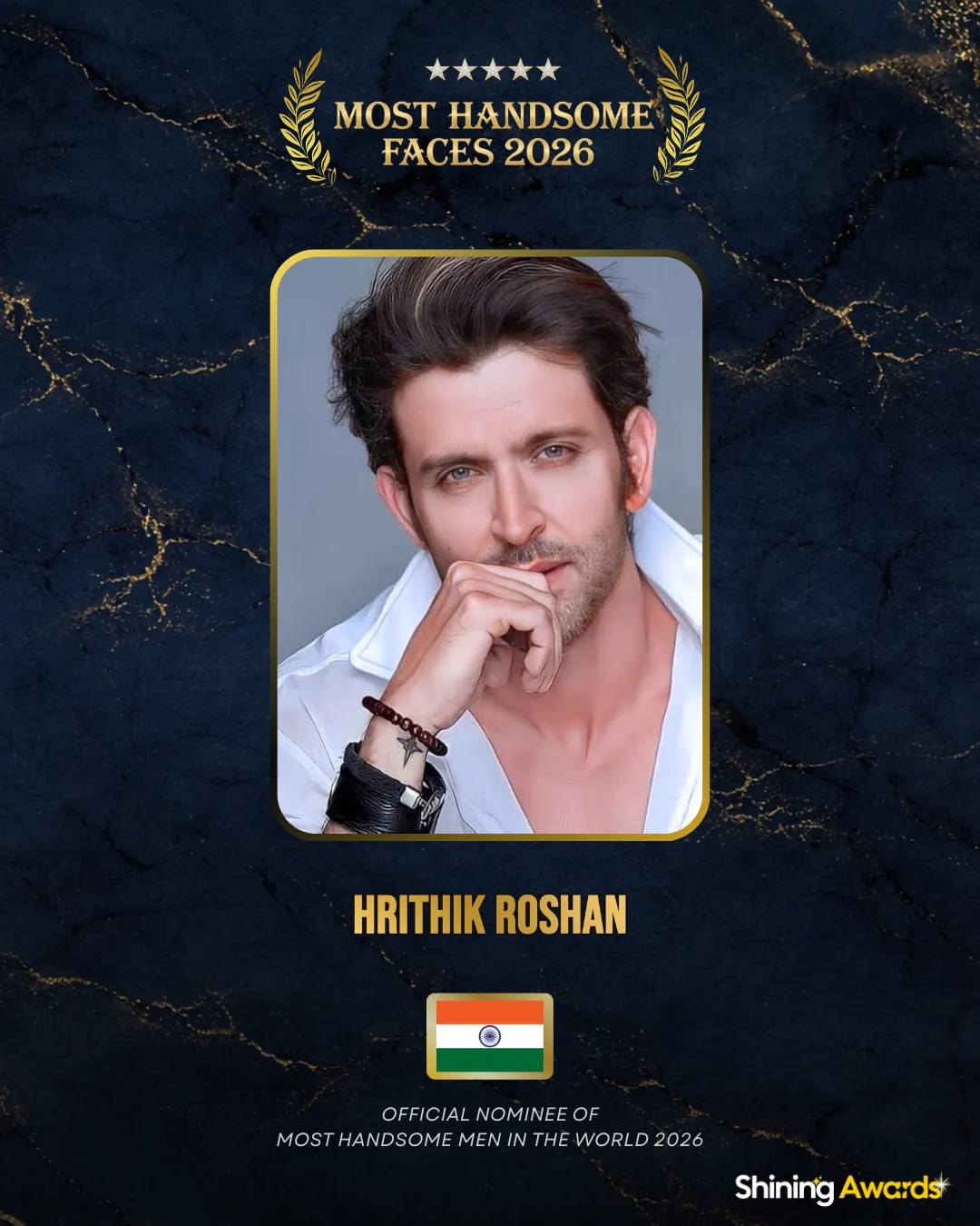 Hrithik Roshan Most Handsome Men In The World 2026