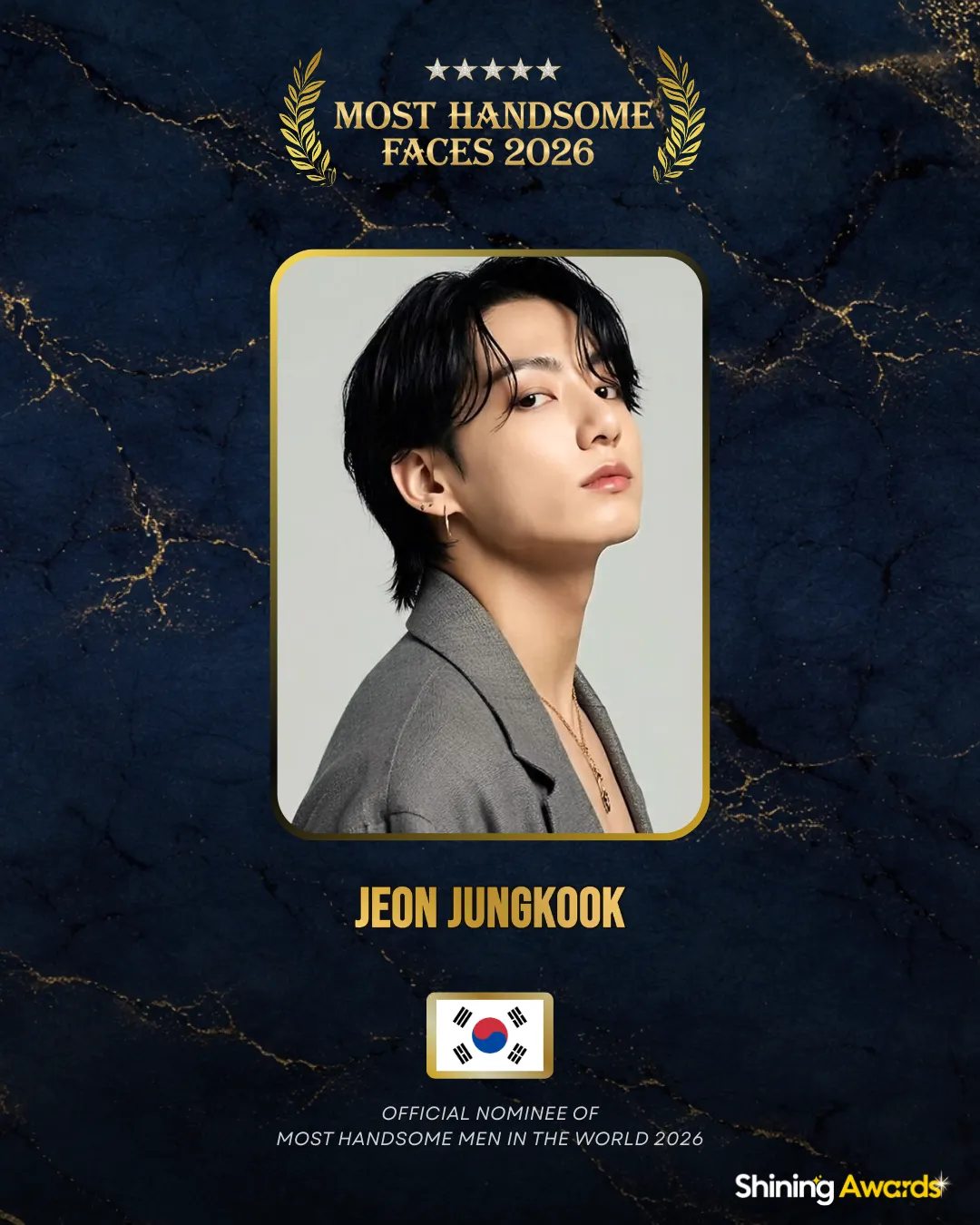 Jeon Jungkook Most Handsome Men In The World 2026