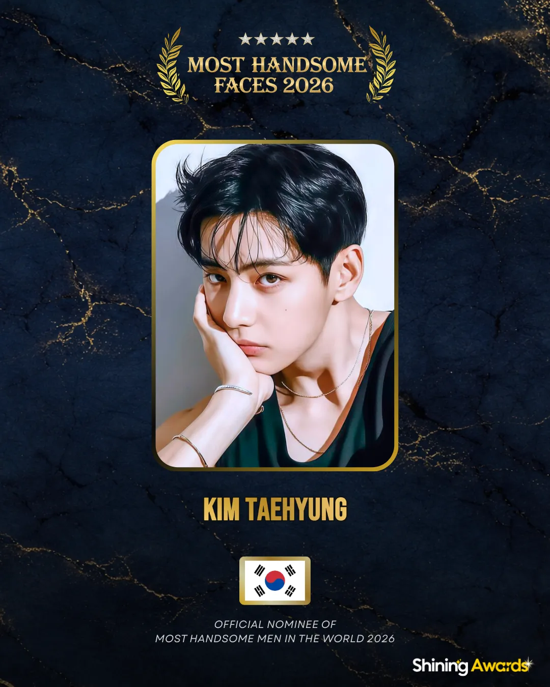 Kim Taehyung Most Handsome Men In The World 2026