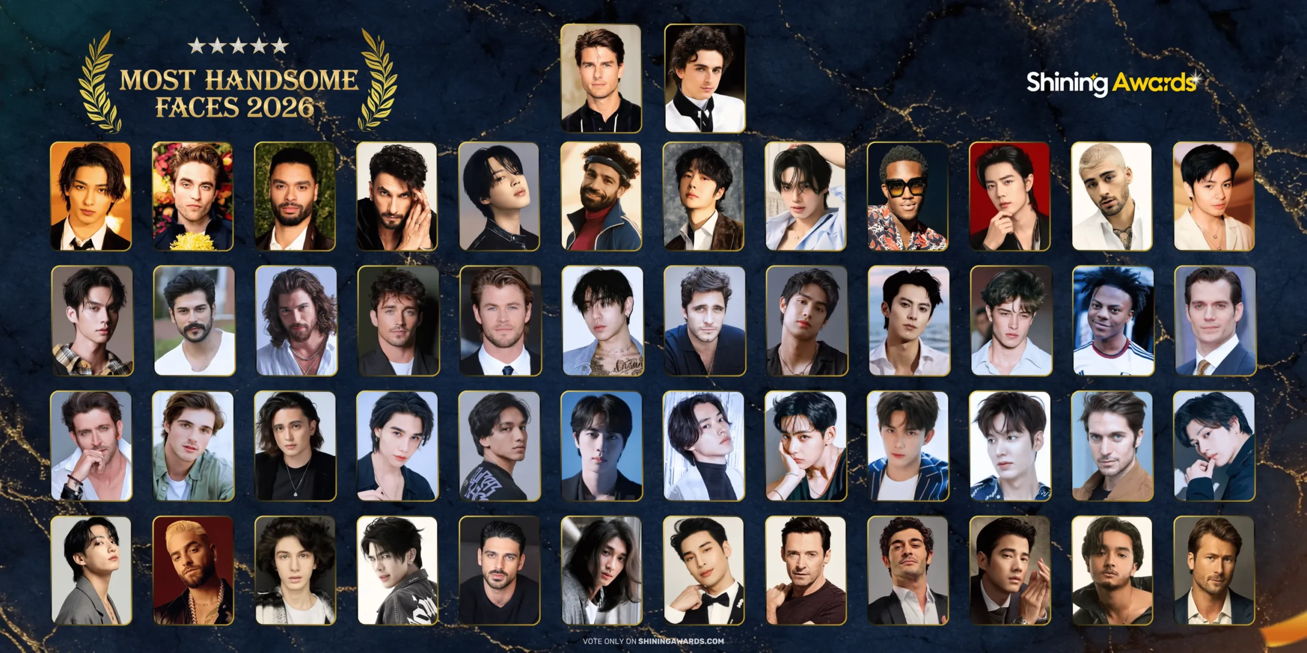 MOST HANDSOME MEN IN THE WORLD 2026