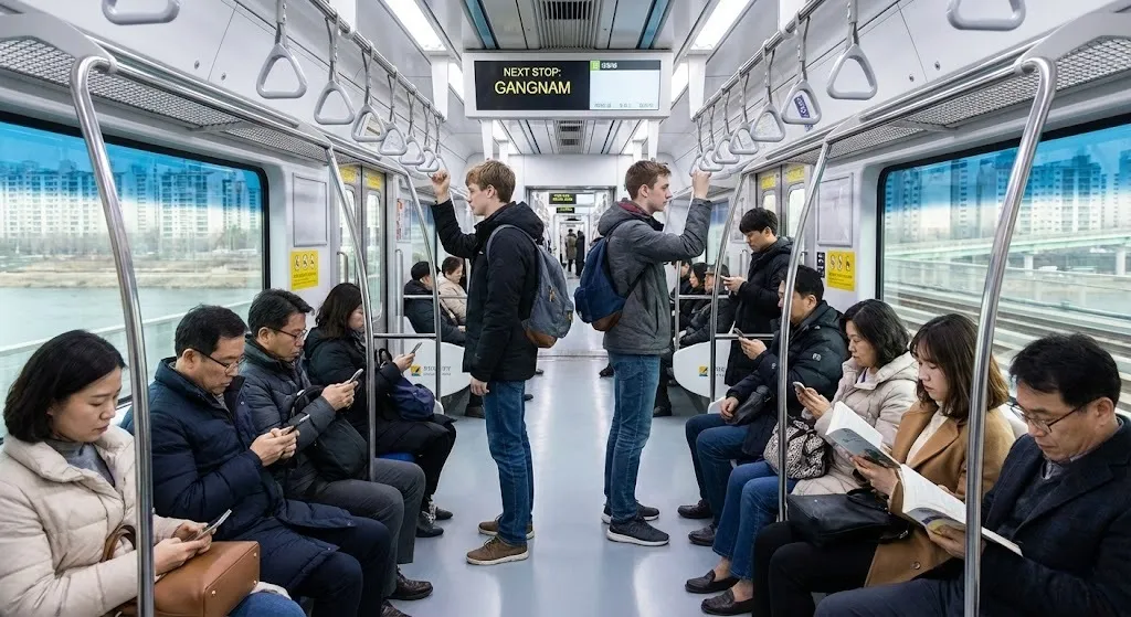Seoul subway car