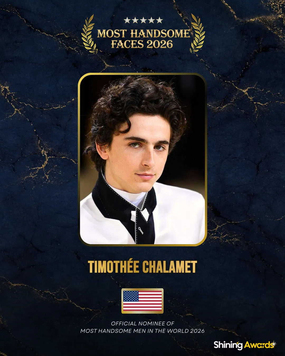 Timothée Chalamet Most Handsome Men In The World 2026