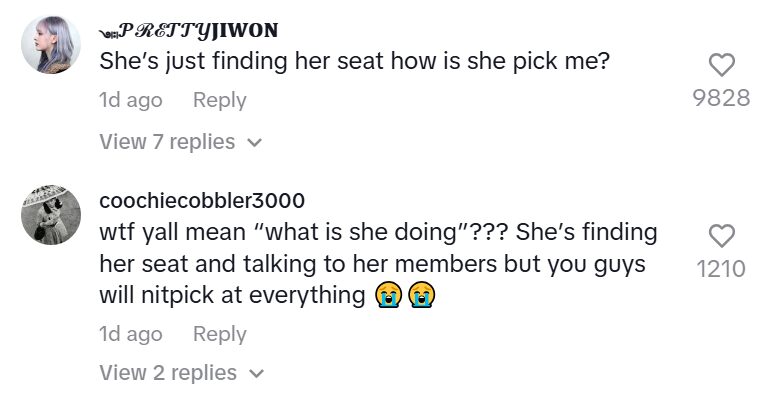 Fans defending Wonyoung