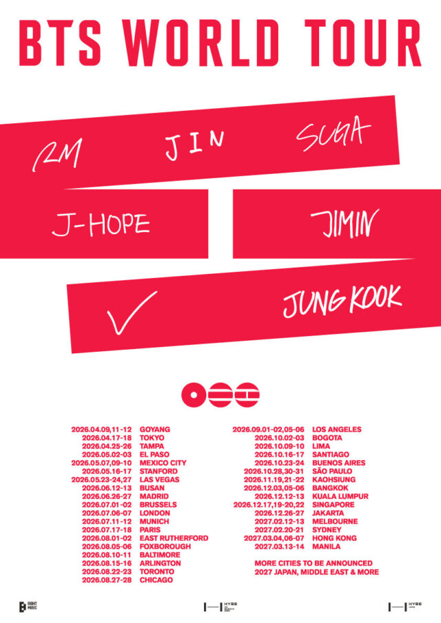 BTS Tour poster