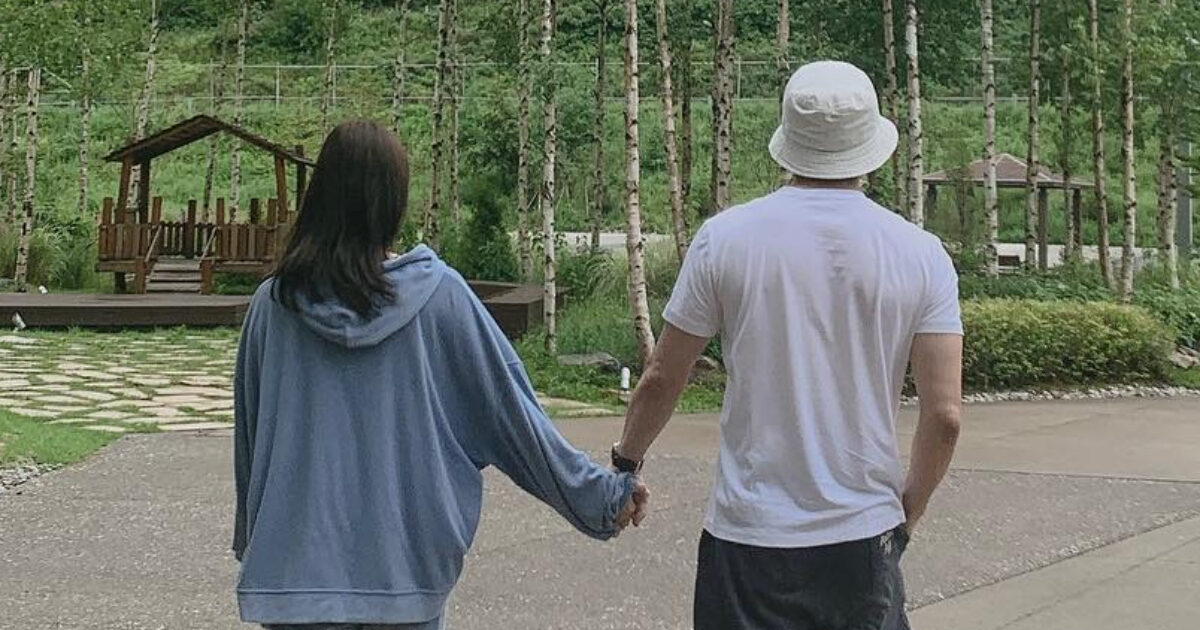 Kwon Sang Woo and Son Tae Young wedding photo