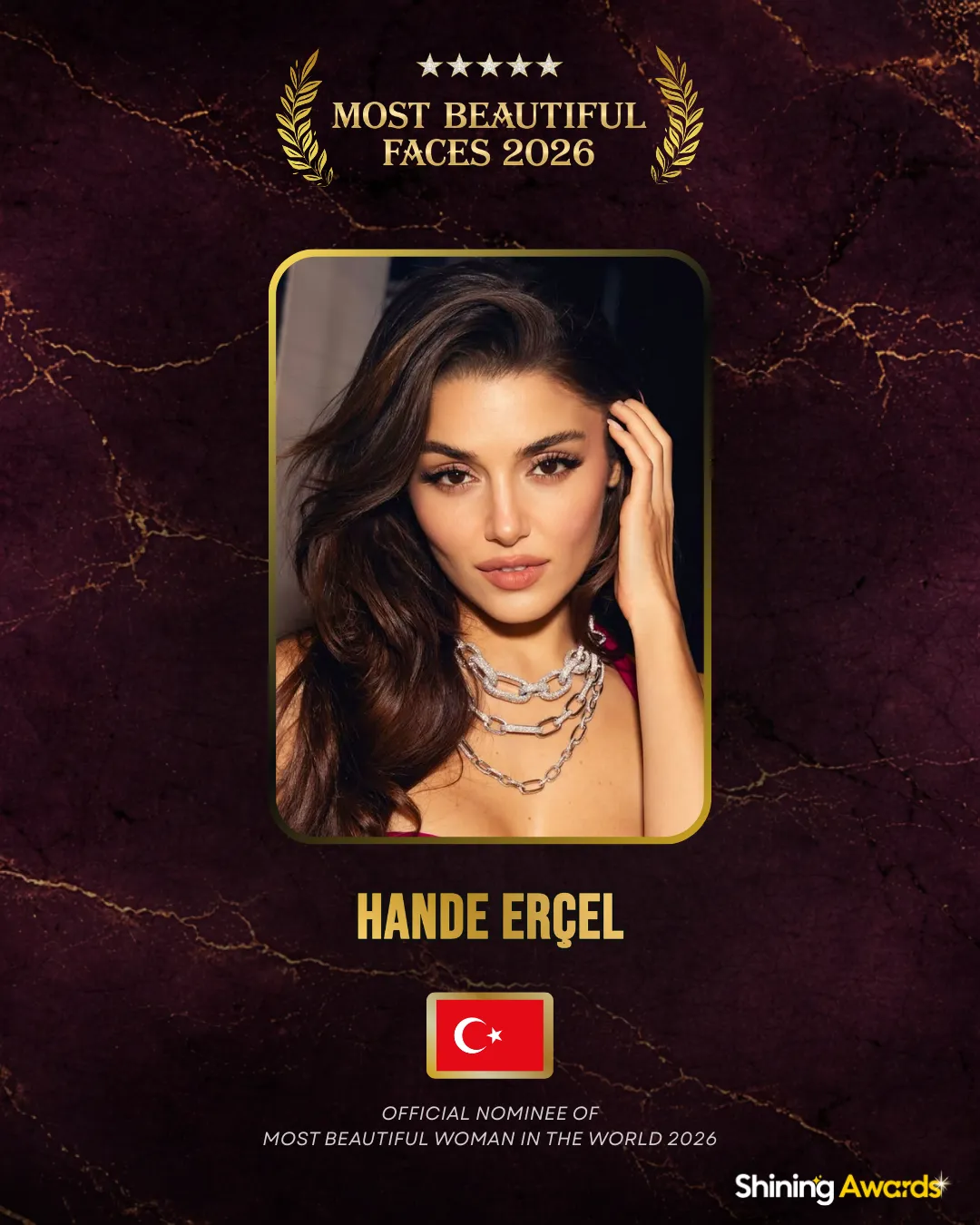 Hande Erçel Most Beautiful Woman In The World 2026