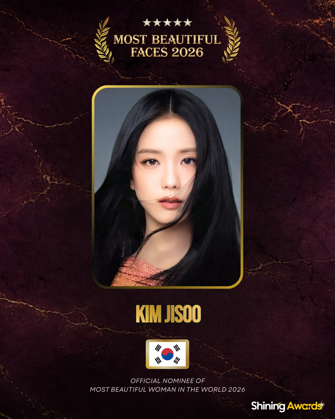 Kim Jisoo Most Beautiful Woman In The World 2026