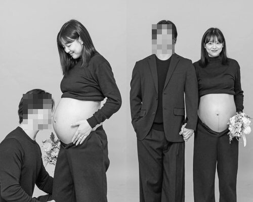 Kim Yeon Jung maternity photos