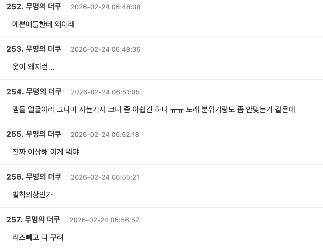 Netizen comments about IVE styling