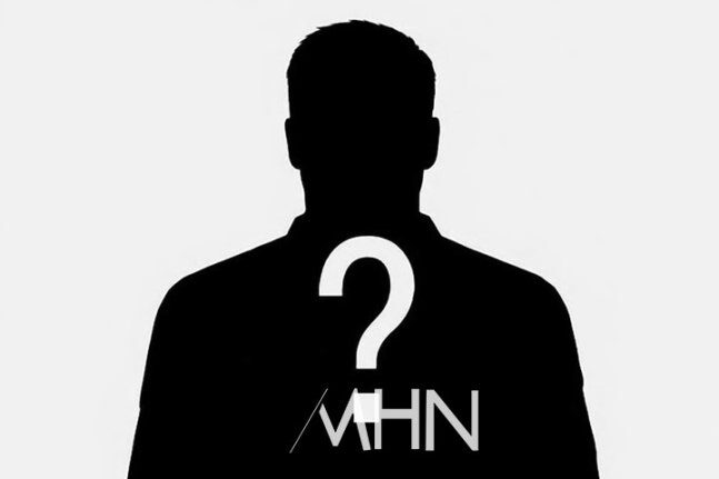 Shadow image of the actor