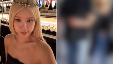 Rosé at YSL Fashion Week