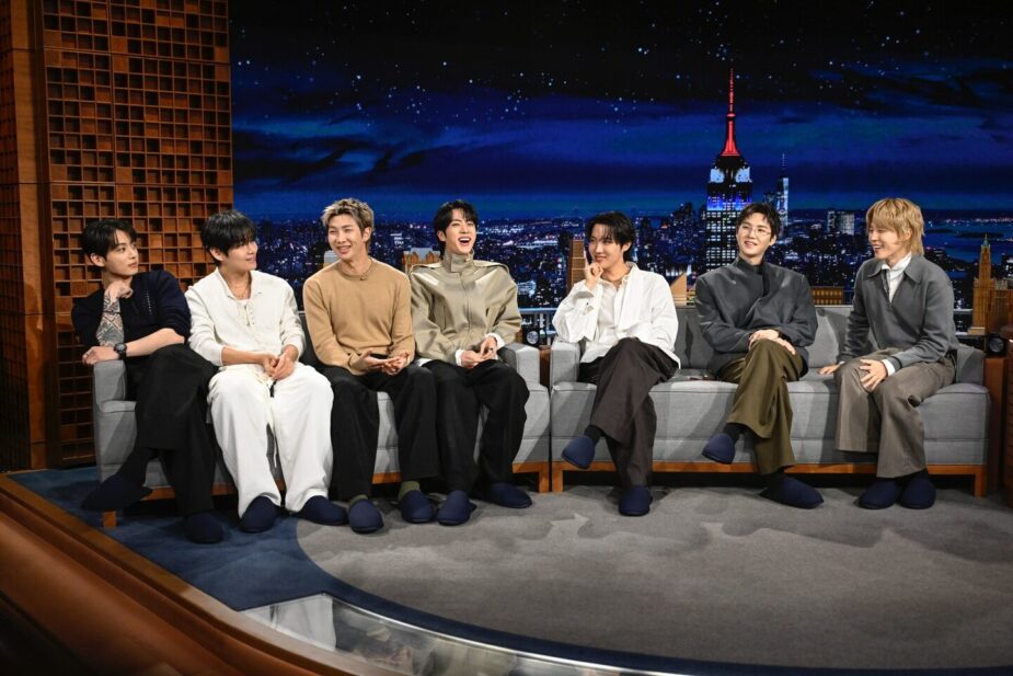 BTS on The Tonight Show With Jimmy Fallon