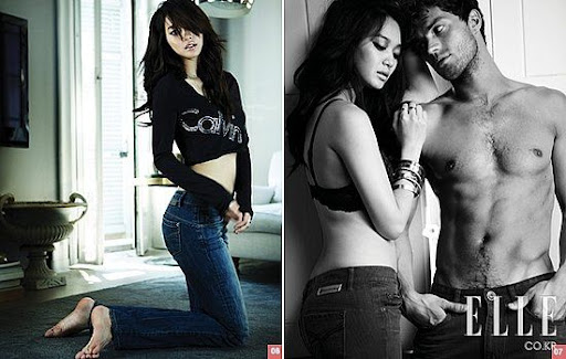 Shin Min Ah and Jamie Dornan