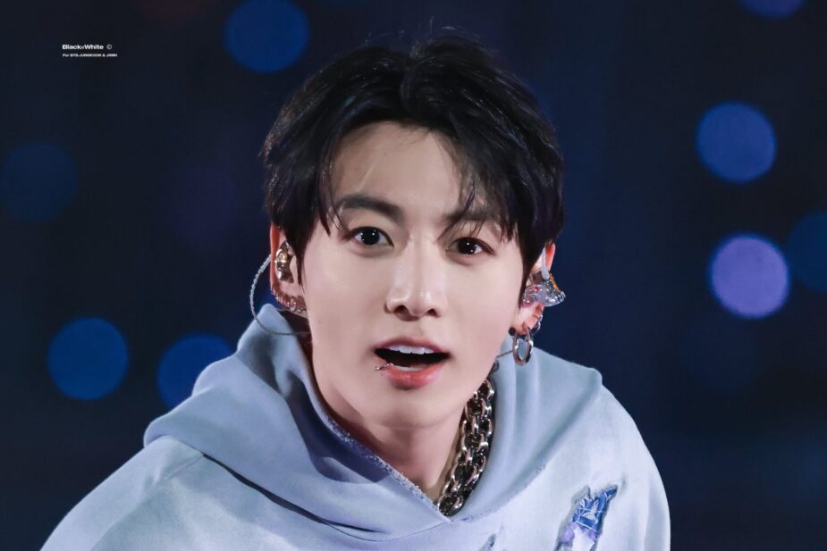 Jungkook during “Arirang” world tour | @blacknwhite_km/X (formerly known as Twitter)