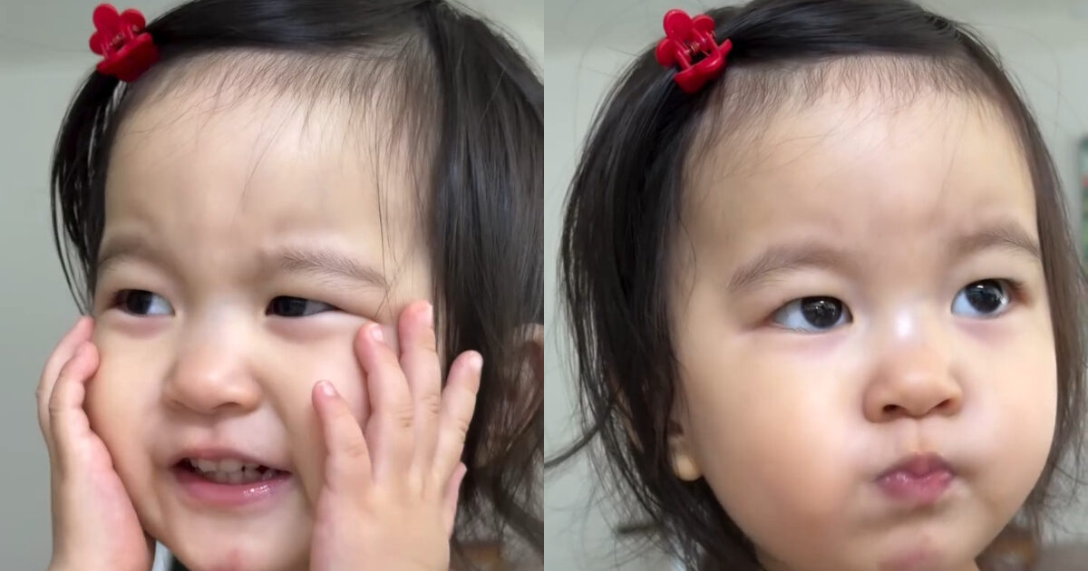 Ru Hee enjoying fruit