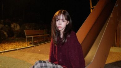 Winter’s new bright orange hair