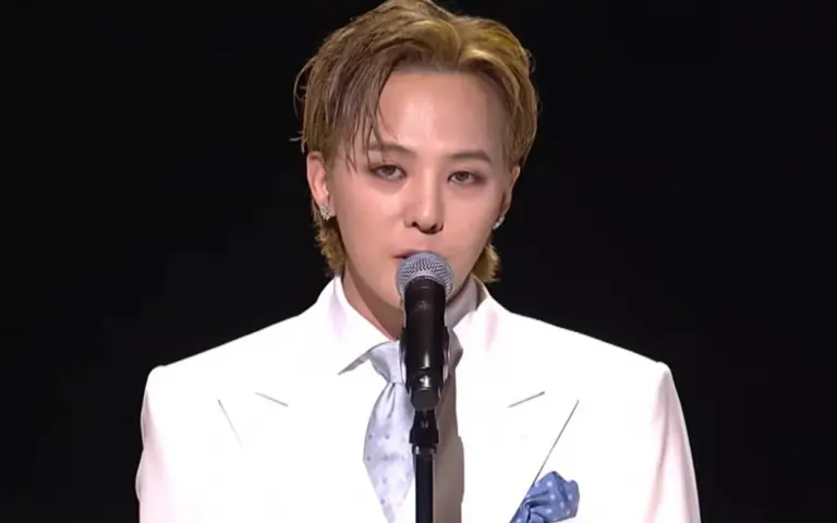 G-Dragon delivering keynote speech at UNESCO World Heritage session