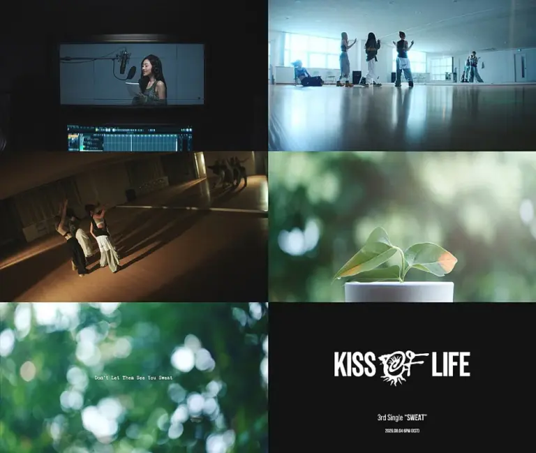 KISS OF LIFE release SWEAT EQUITY video previewing third single SWEAT
