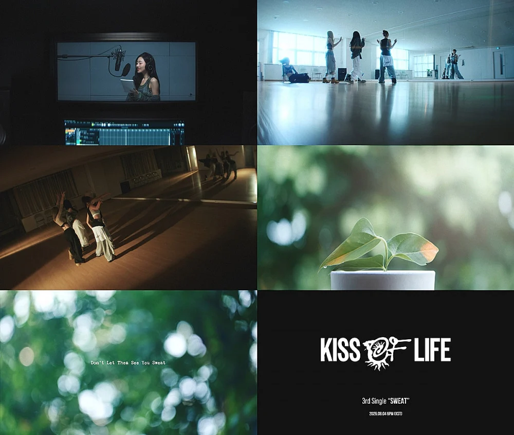 KISS OF LIFE release SWEAT EQUITY video previewing third single SWEAT