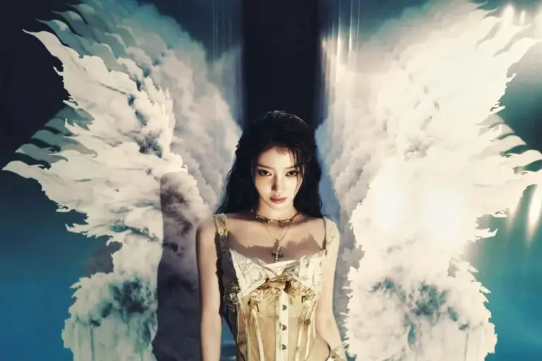 Kep1er's Xiaoting releases angel-themed teaser photos for solo single LEGEND