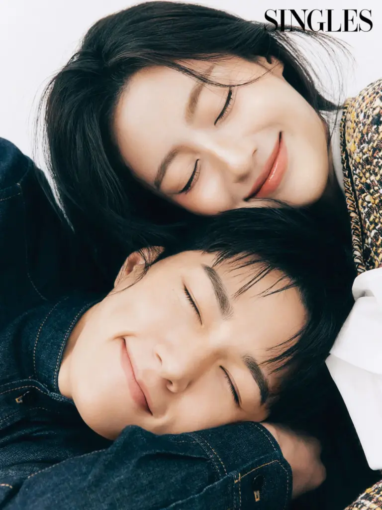 Kim Myung Soo, Kang Min Ah share Singles pictorial for Love in Sync