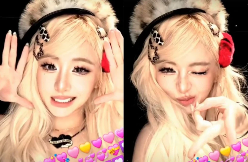 LE SSERAFIM's Yunjin showcases striking gyaru look in recent video
