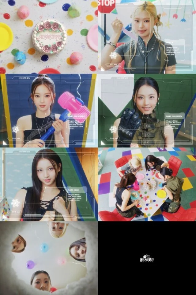 OURBIRTHDAY reveal four new members in second intro film